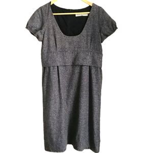 Tavan & MITTO Canadian Grey Business Casual Classic Sheaf Dress Size Medium